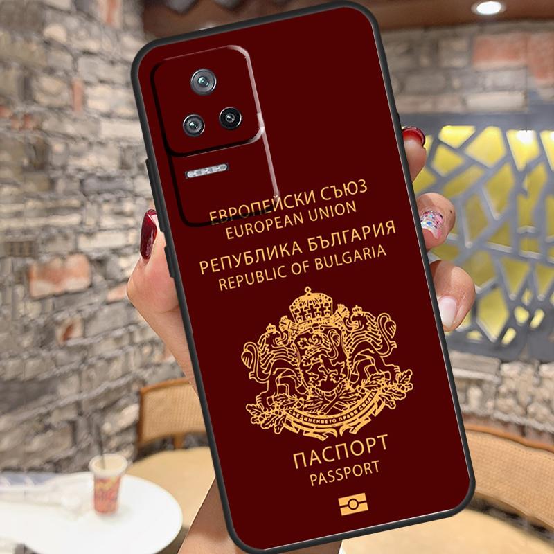 

Bulgaria Passport Flag Map Case For Xiaomi 14 Ultra 15 13 11T 12T 13T 14T Pro POCO X3 X5 X6 X7 Pro M6 F5 F6 Pro Cover POCO X6
