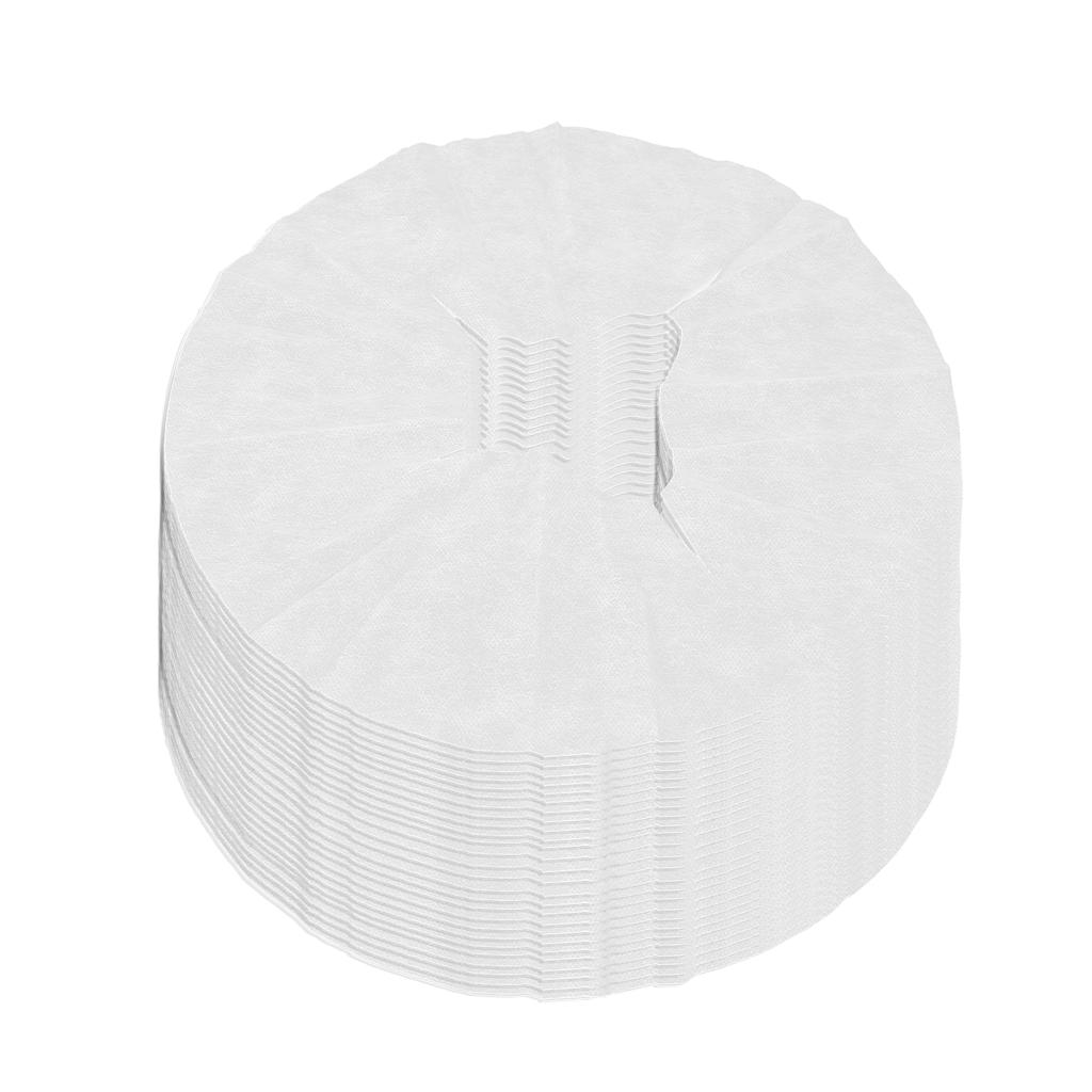 100Pcs Disposable Headrest Covers Ultra Soft NonWoven Massage Pillow Covers With Holes(Thin )