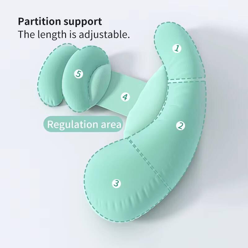 Ergonomic Wedge Oversized Maternity Pillow Body Support For Pregnant Women Lumbar Pillow Multi Function Side Protect Cushion