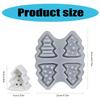 Flexible Silicone Mold for Night Lamp Festival Decoration Mold Christmas Tree Candle Holder Mould Jewelry Making Tool