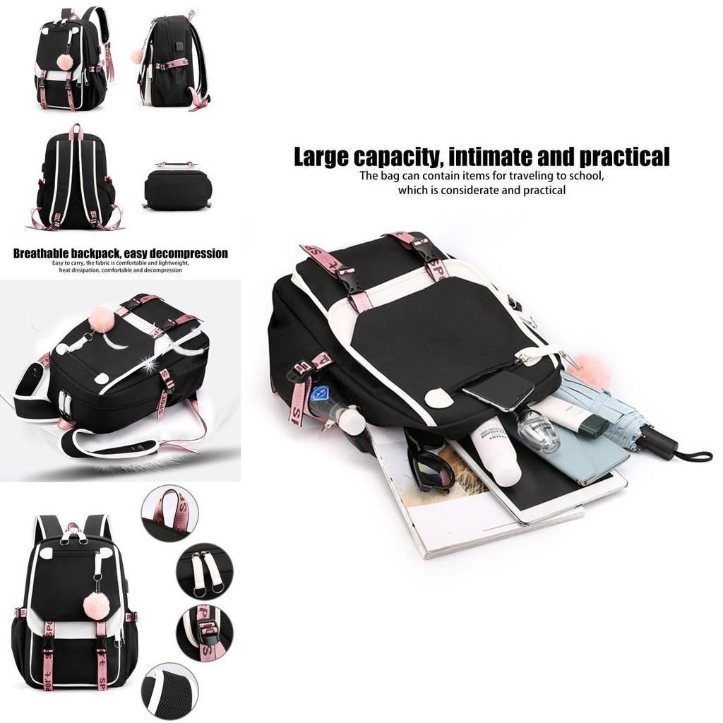 Mochila de Hombro Doble Cielo Estrellado de Blackpink Lisa 36-55l