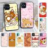 Popular Cute R-rilakkuma Bear Matte Protective Case For IPhone 16 15 14 13 12 11 Pro Max X XS MAX Protection Case
