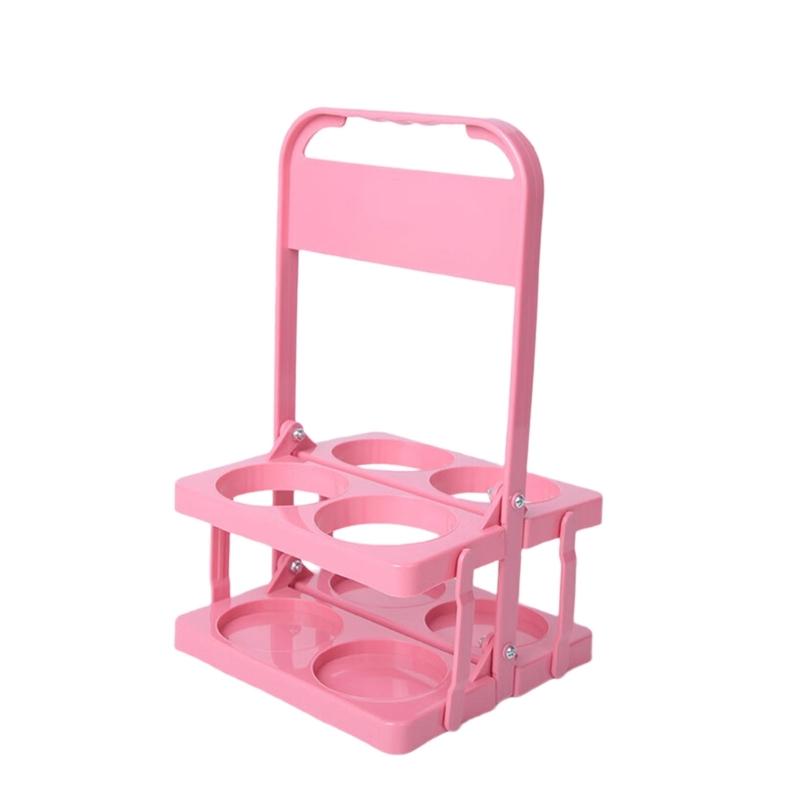 Convenient Portable 4 Bottle Drink Carriers Quick Fold Design Beverage Holder Perfect For BBQs And Picnics