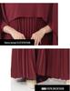 Szal Suknia Wieczorowa Plus Size: Plisowana Spódnica i Długi Muzułmański Szlafrok Design