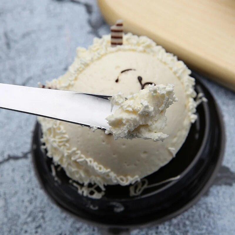 1 stk japansk stil rustfri stålgaffel Kake Dessert Fruktgafler Biff Bestikkgaffel Kjøkkenbord Tilbehør til servise