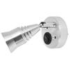 LED RV Reading Light 12V 3W Flexible Interior with Switch for Truck Trailer Boat Yacht CaravanSilver Shell Warm White