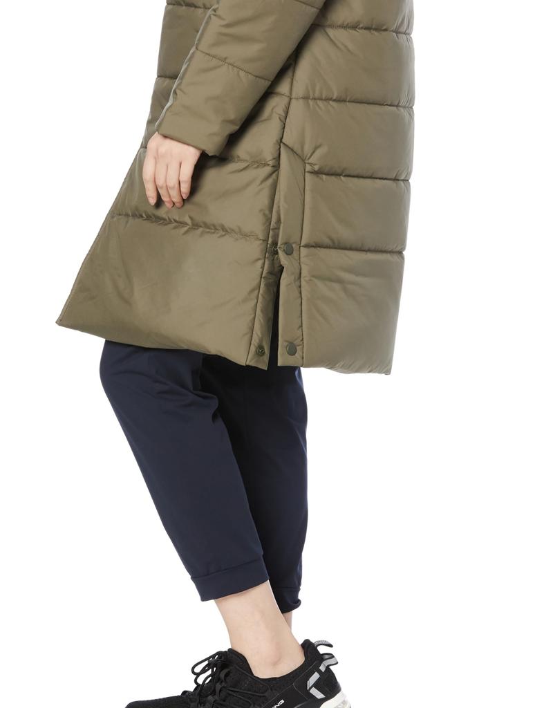 Le Coq Sportif KH Padded Long and Warm for Cycling Women's Coat, Water-Repellent, Windproof,