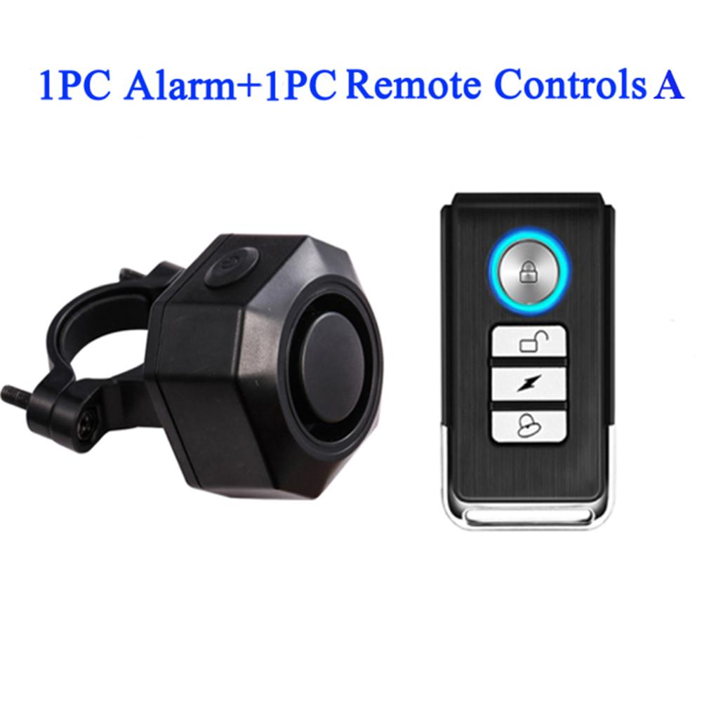 

Extractme Wireless Motorcycle Burglar Alarm Remote Control 110dB Vibration Sensor Electric Bike Scooter Safety Protection Alarm SF32R-A