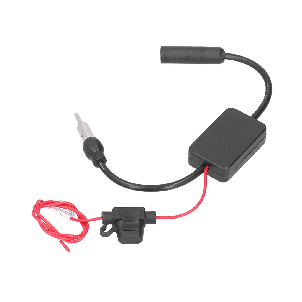 Car Antenna Radio AM FM Signal Amp Signal Booster for Marine Car Vehicle Boat RV Truck SUV Vehicle 12V