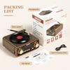 Retro Vinyl Player Style Radio, Portable FM/AM/SW & Wireless Streaming, Unique Vintage Decor For Home & Gift Idea