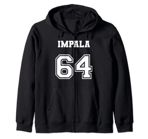 Jersey Style 64 1964 Impala Old School Lowrider Zip Hoodie