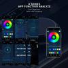 Car Interior RGB LED Atmosphere Light Strip USB Fiber Optic Neon Invisible Ambient Lamp nter Console Door Decoration Trim