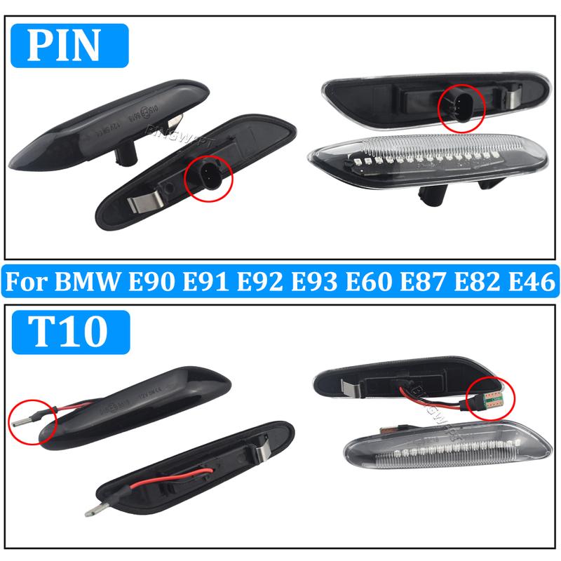 New Turn Signal Light For BMW 5 Series E60 Sedan E61 Wagon X3 E83 2004-2010 LED Side Marker Mirror Indicator Lamp