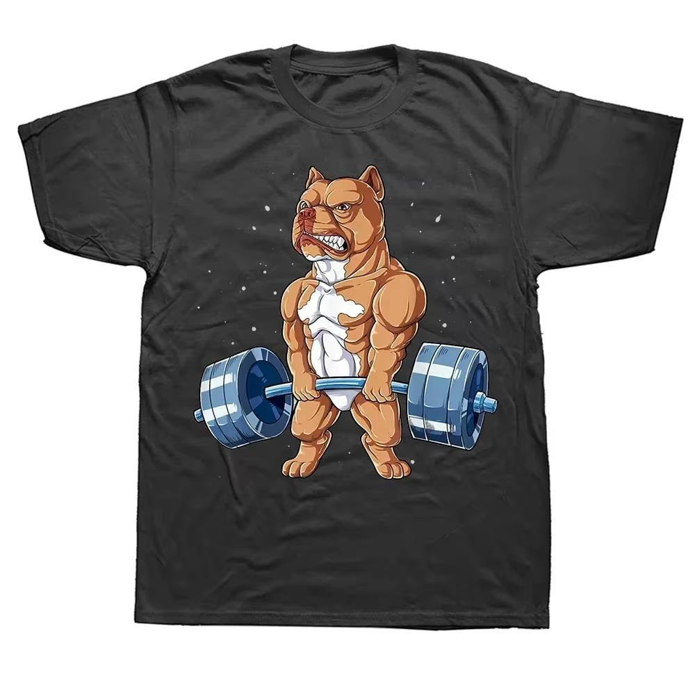 2024 Funny He Is Your Friend Your Partner Your Dog Pitbull TShirts Graphic Streetwear Short Sleeve Birthday Gifts Summer T-shirt