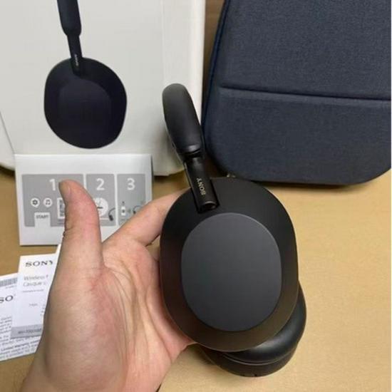WH-1000XM5 Over-Ear Bluetooth Headphones: Wireless Calls, ANC Noise Cancellation, Touch Control