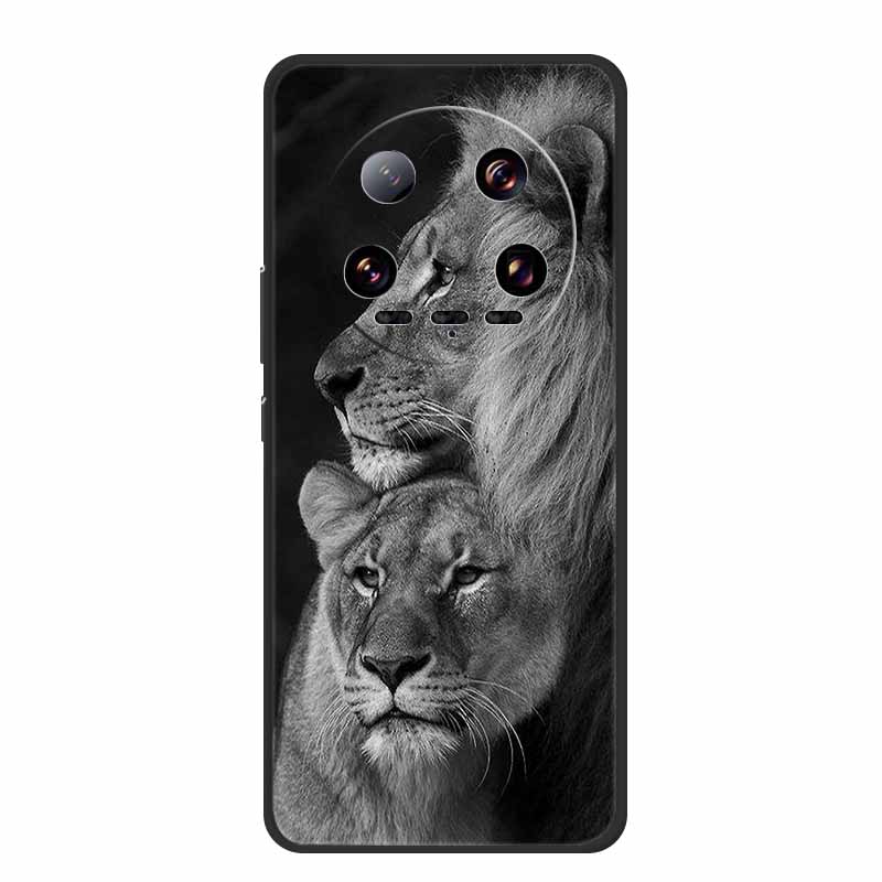 Für Xiaomi 14 Ultra Hülle Tiere TPU Silikon Weiche Rückabdeckung Handyhüllen für Xiaomi14 Ultra Schutz 24031PN0DC Coole Hülle