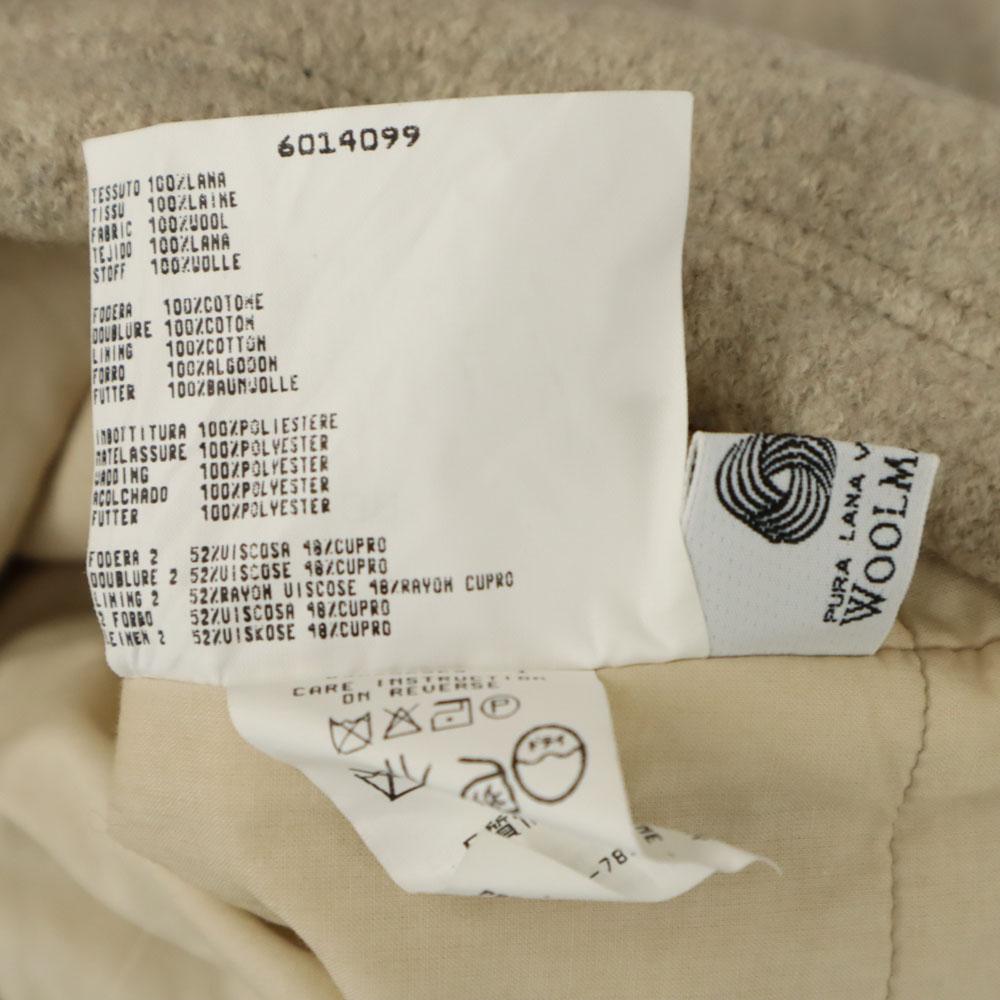 MAX&CO Made In Italy Wool Zip Coat 38 Light Beige Compressed Wool Women Used