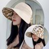 Personality Oversized Brim Anti-ultraviolet Square Cotton Beach Cap Sun Hat Empty Hat Double Sided