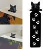 2Pcs Kitten Themed Plastic Bookmarks Textbook Novel Page Holder For Books Notebooks Diaries Journal Planner Documents