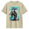 Wuthering Waves Characters Tshirt Summer Jiyan Pure Cotton Tshirts For Male Harajuku Casual Tee Shirt Short Sleeve Top Tees