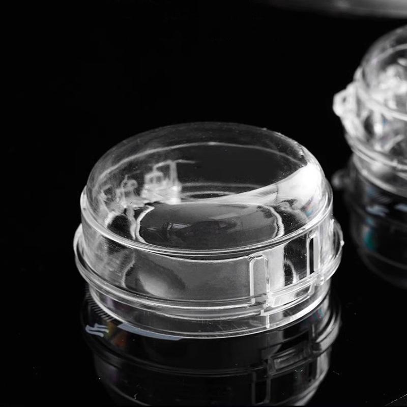 2Pcs Dustproof Clear Stove Knob Protector Durable Gas Oven Stove Knob Guard for Home Kitchen Daily Use Child Safety