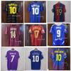 Vintage Jersey Football Jersey Classic Brazil Portugal Inter Milan Henry C Ronaldo, Zidane Jersey