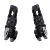 Motorcycle Front Foot Pegs Short Handle Anti Slip Aluminum Alloy Sturdy High Strength Footrest Pegs Pedals For T100