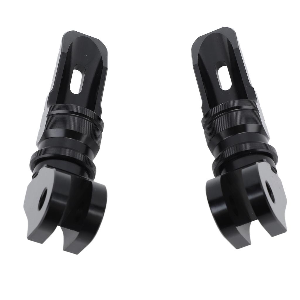 Motorcycle Front Foot Pegs Short Handle Anti Slip Aluminum Alloy Sturdy High Strength Footrest Pegs Pedals For T100