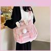 Fashionable Sweet Nylon Shoulder Bag Women's Bag Simple Texture Polyester Bag