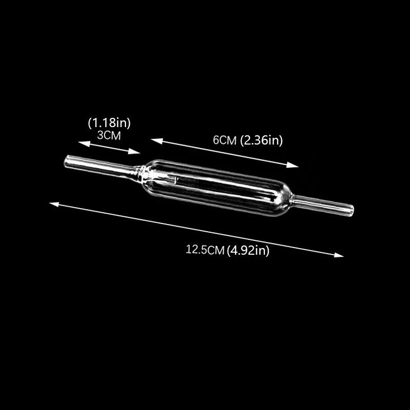 Fish Tank Crystal Glass CO2 Bubble Counter Spiral/Straight Bubble Counter Aquarium Water Plants Fish CO2 Diffuser Accessories