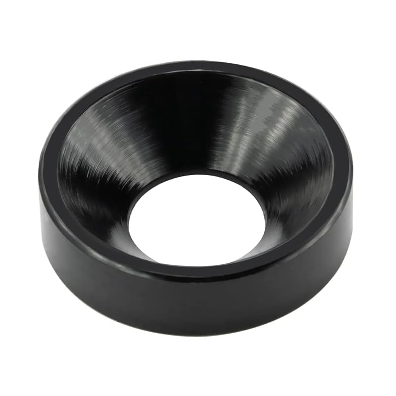 [40PCS] M6 Finishing Countersunk Washers, Anodized Aluminum Alloy, Head Washers Gaskets Cup Shim for Screw RC/Car/Motorcycle/Mechanical Accessories