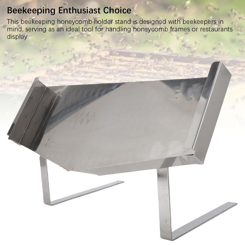 Wabenrahmen Ausstellungsständer Waben Honig Ausstellungsständer Edelstahl Honig Entdeckelungshalter für Imkerei Restaurants Bäckereien