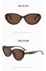 10008 Women's Cat Eye Polarized Sunglasses: European-American Fashion with UV Protection