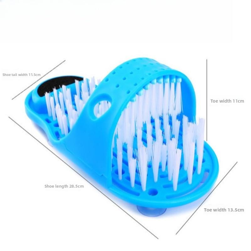 1pc Foot Scrubber Lazy Cleaning Brush Soft Pumice Stone Dead Skin Remover Bathroom Shower Cleaning Tool for Home Use