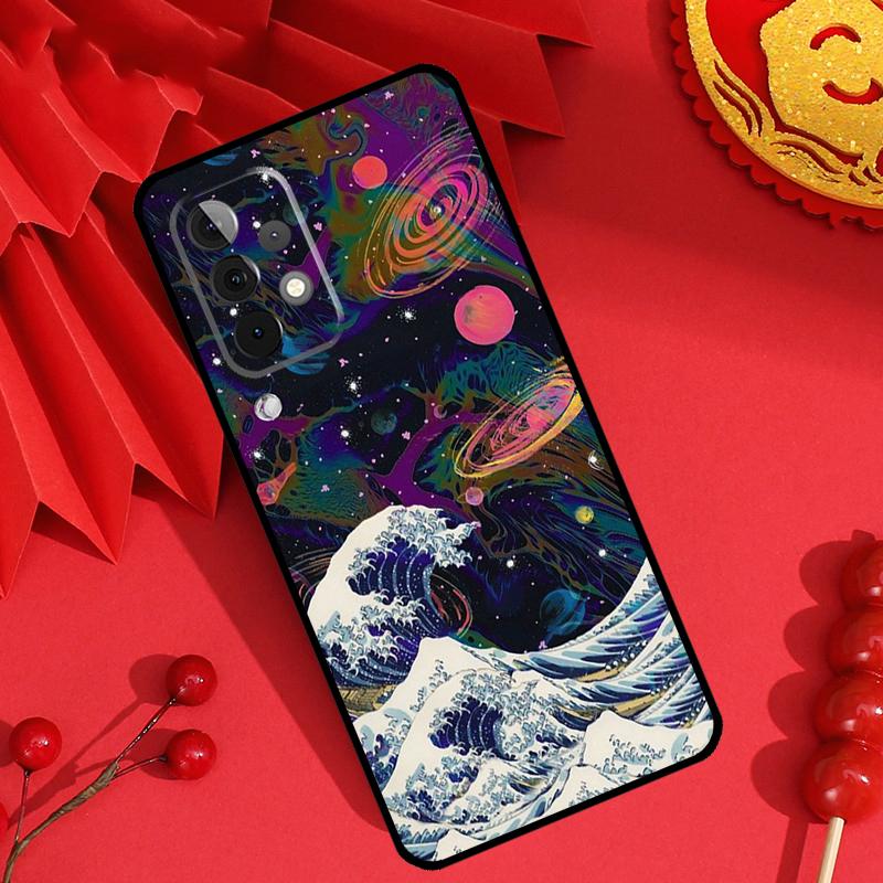 Moon Stars Space Case For Samsung Galaxy M34 M54 M32 M52 M15 M11 M12 M13 M14 M06 M16 M36 M56 M31 M53 M35 M55