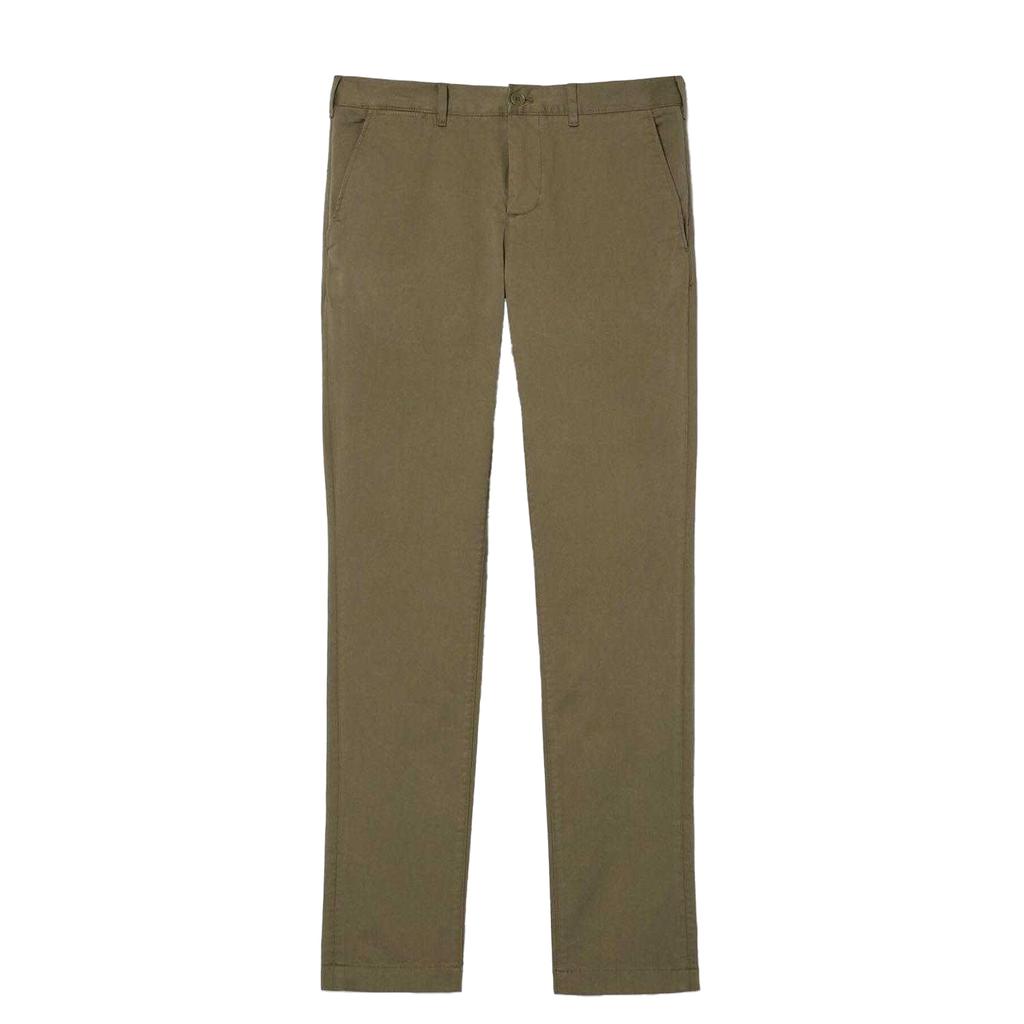 Lacoste Mens Cotton Stretch Slim Chinos