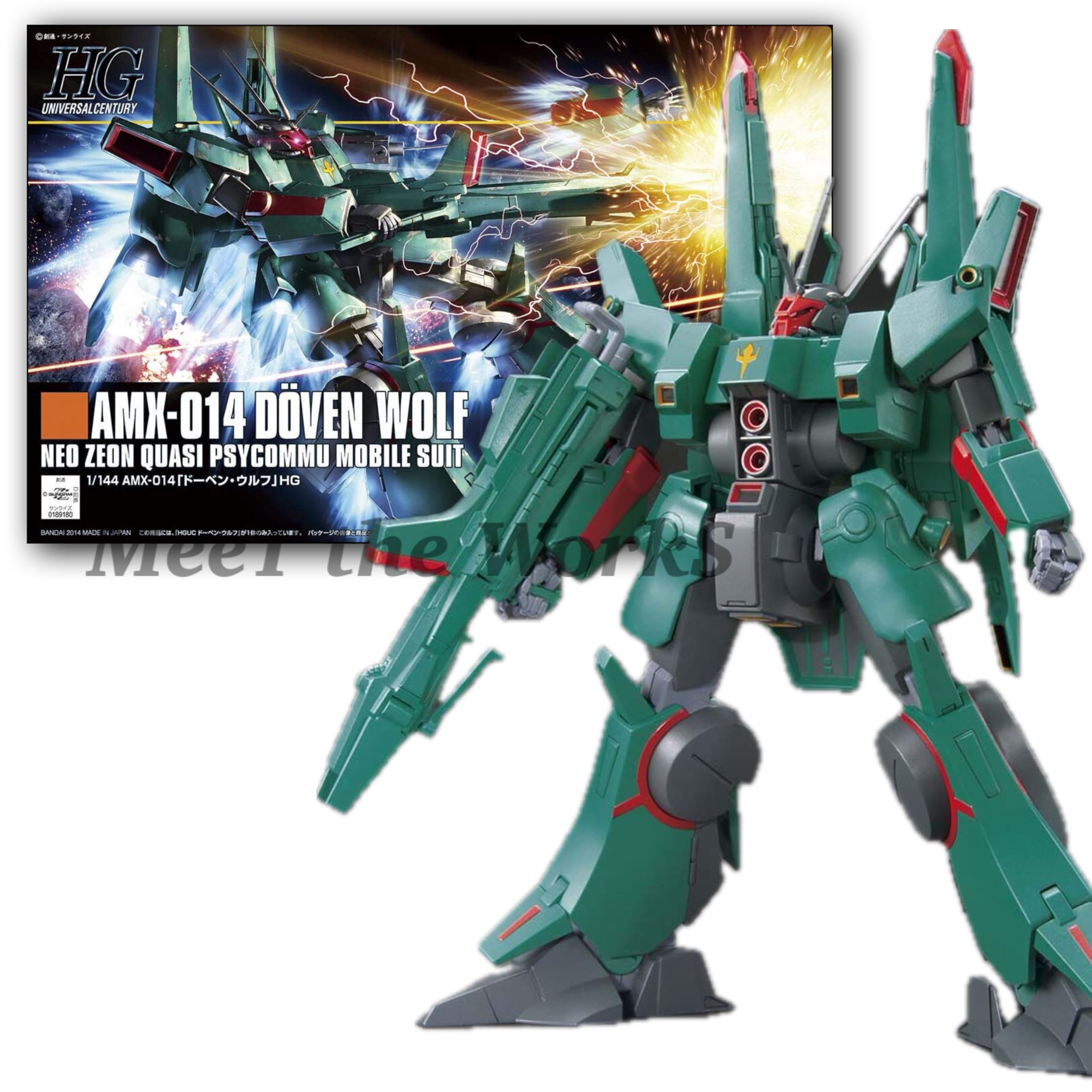 

Doven Wolf Plastic Model Mobile Suit ZZ [HGUC] 1/144