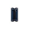 Gucci GG Embossed Blue Grained Leather Zip Around Wallet For Unisex Luxury Daily Use