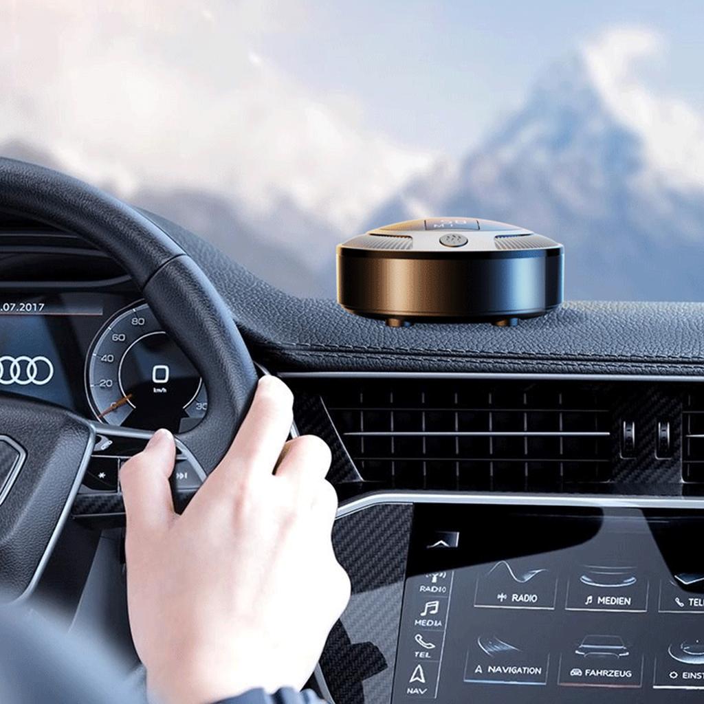 Car air purifier digital display rechargeable car home dual-purpose mini deodorizing artifact car interior ornaments deodorizer