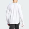 Adidas Own The Run Long Sleeve Tee White Men Streetwear IK7432