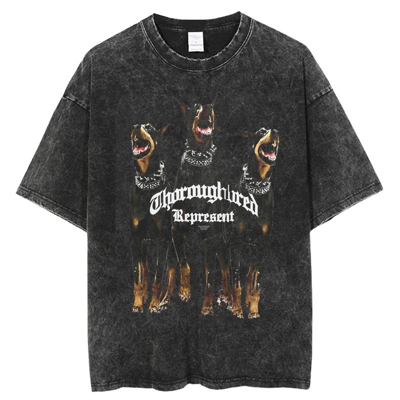 Men and Women T-shirt Washed Cotton Oversized Loose Can Be Short-sleeved Round Neck Arrival of Summer T-shirts