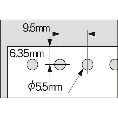 Carl Office Equipment Loose-Leaf Punch Gauge Punch Neo Gray GP-130N-D