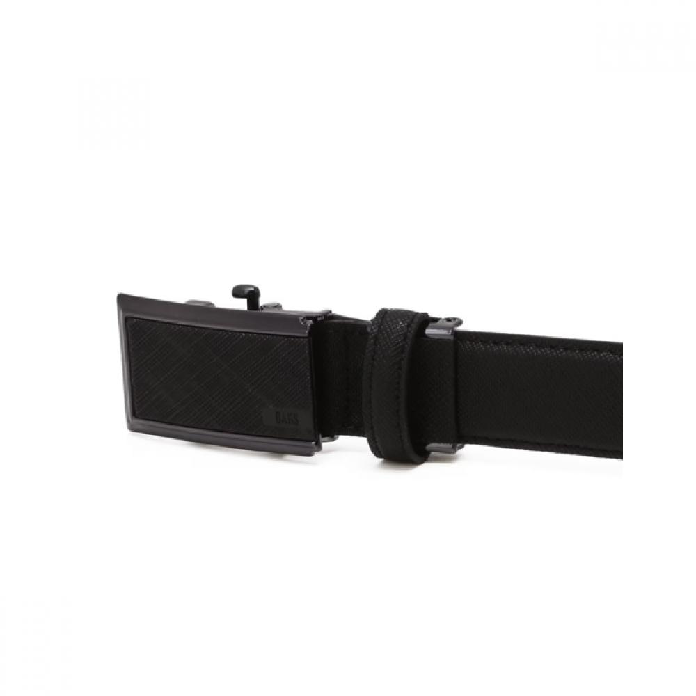 Daks Black Embossed Logo Leather Belt Dbbe6f135bk