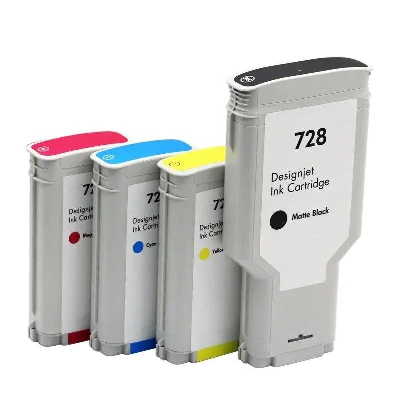 130ML 300ML Compatible HP 728 Compatible Ink Cartridge For HP Designjet T730 T830 Printer F9J68A F9J67A F9J66A F9J65A