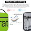 Brat Charli Xcx Isolierte Lunchtasche für Kinder Schulkühler Thermische Lebensmittelbox Tragbare Lunchboxen Behälter