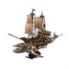 Mechanical Seafaring Building Set Vintage Vessel Model Collectible Steampunk Ship for