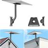 Starlink Gen 3 V3 Receiver Antenna Mount Kit 360 Degree Adjustable Outdoor Use Metal Elbow Wall Bracket Versatile Installation
