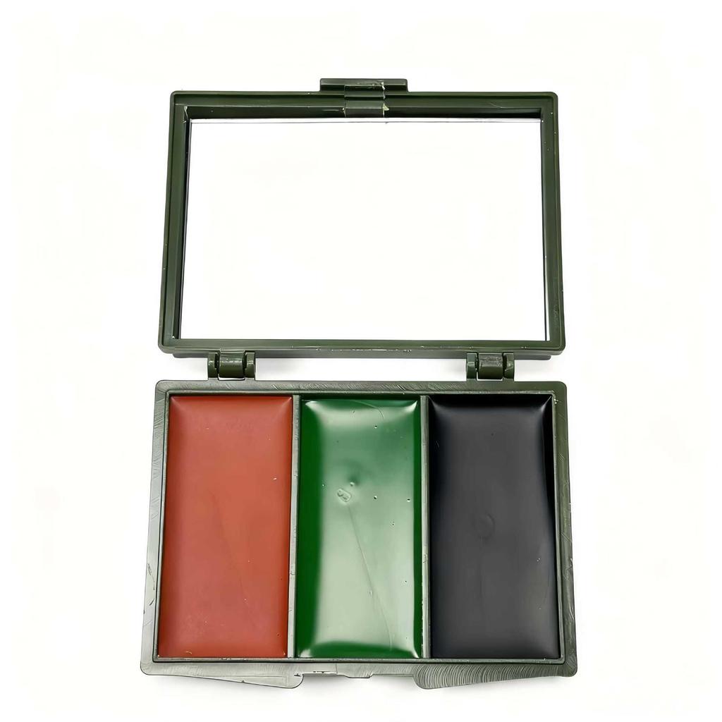 Three-Color Camouflage Body Paint for Military Fans, Summer Camps, Field CS, Team Building, Outdoors