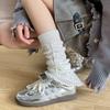 Women's Leg Warmers Japanese Lolita Middle Tube Socks Knitted Foot Cover Arm Warmer Spring Autumn Crochet Heap Sock Boot Cuffs