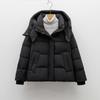 Feather White Duck Down New National Standard Women's Simple Solid Color Hooded Down Jacket Women